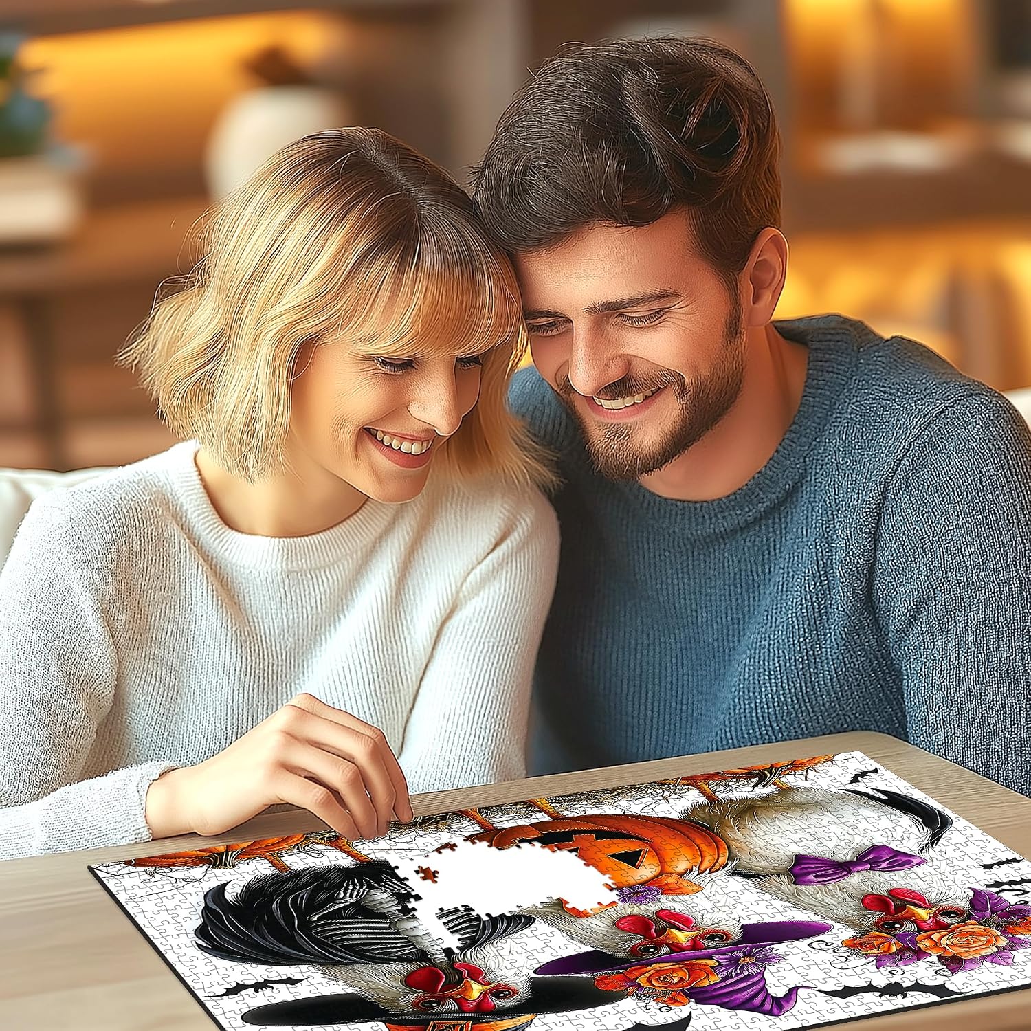 Thumbnail 6 de Blueforest Halloween jigsaw puzzle, 500 pieces
