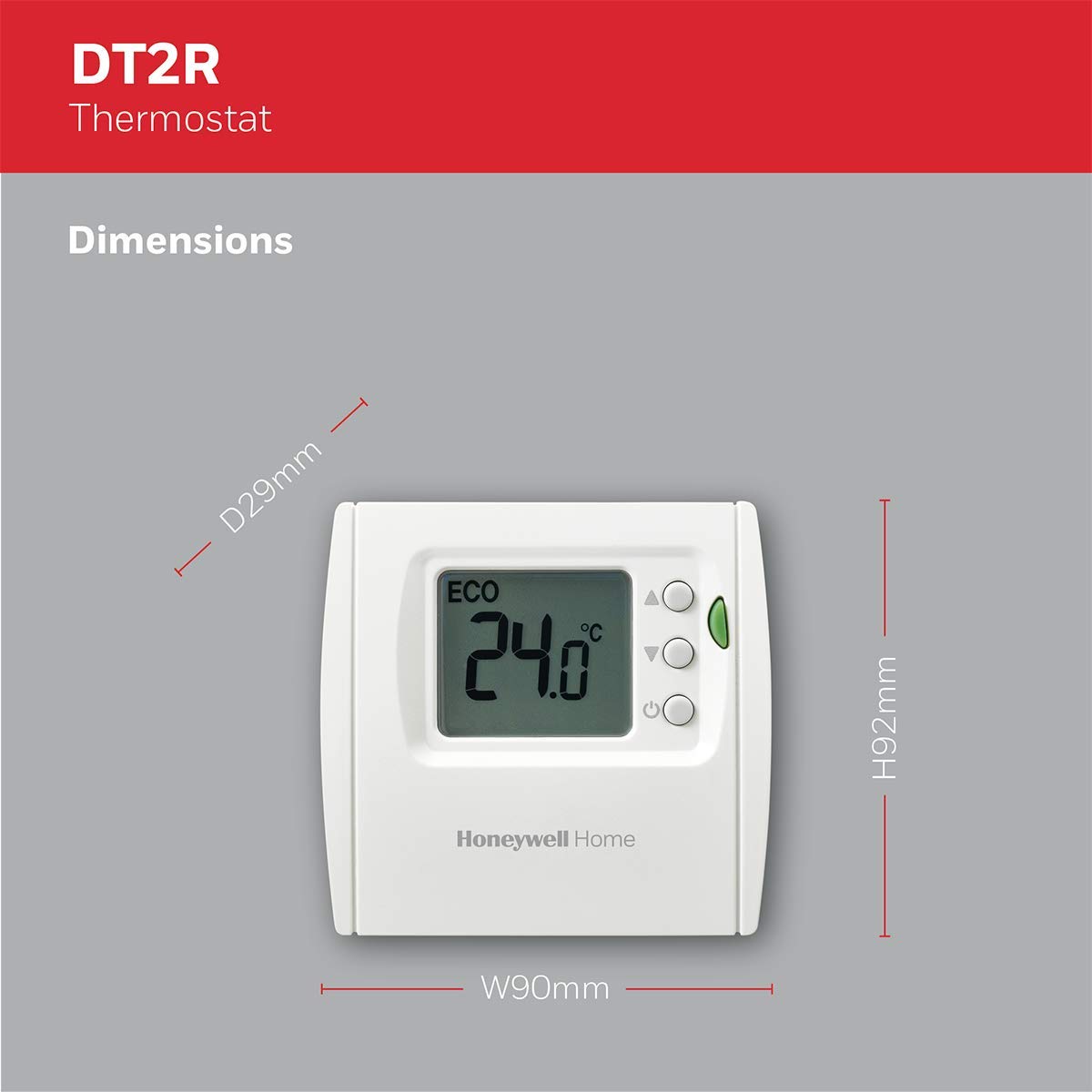 Detalle 2 de Honeywell Home thermostat d'ambiance 🏠