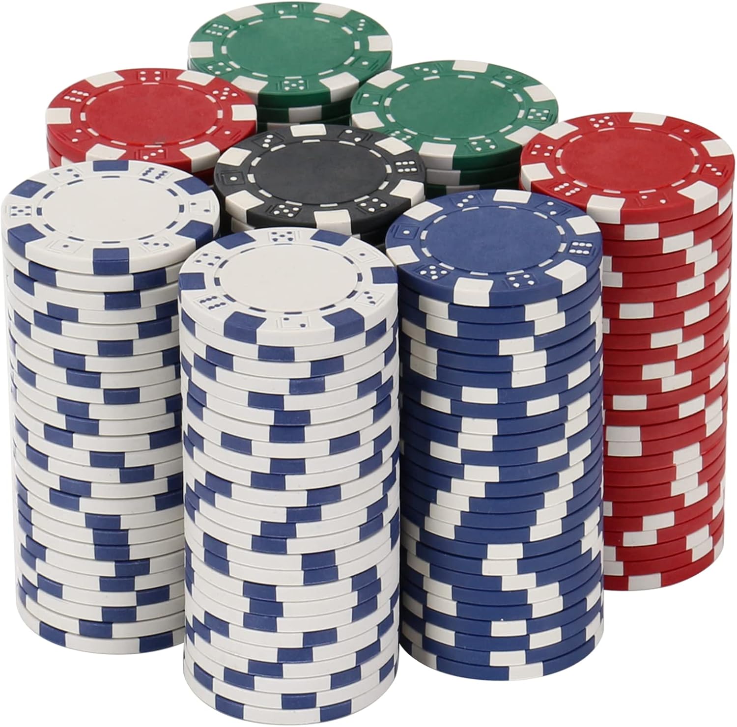 LUOBAO Poker Chips 200 pcs Set 🎲
