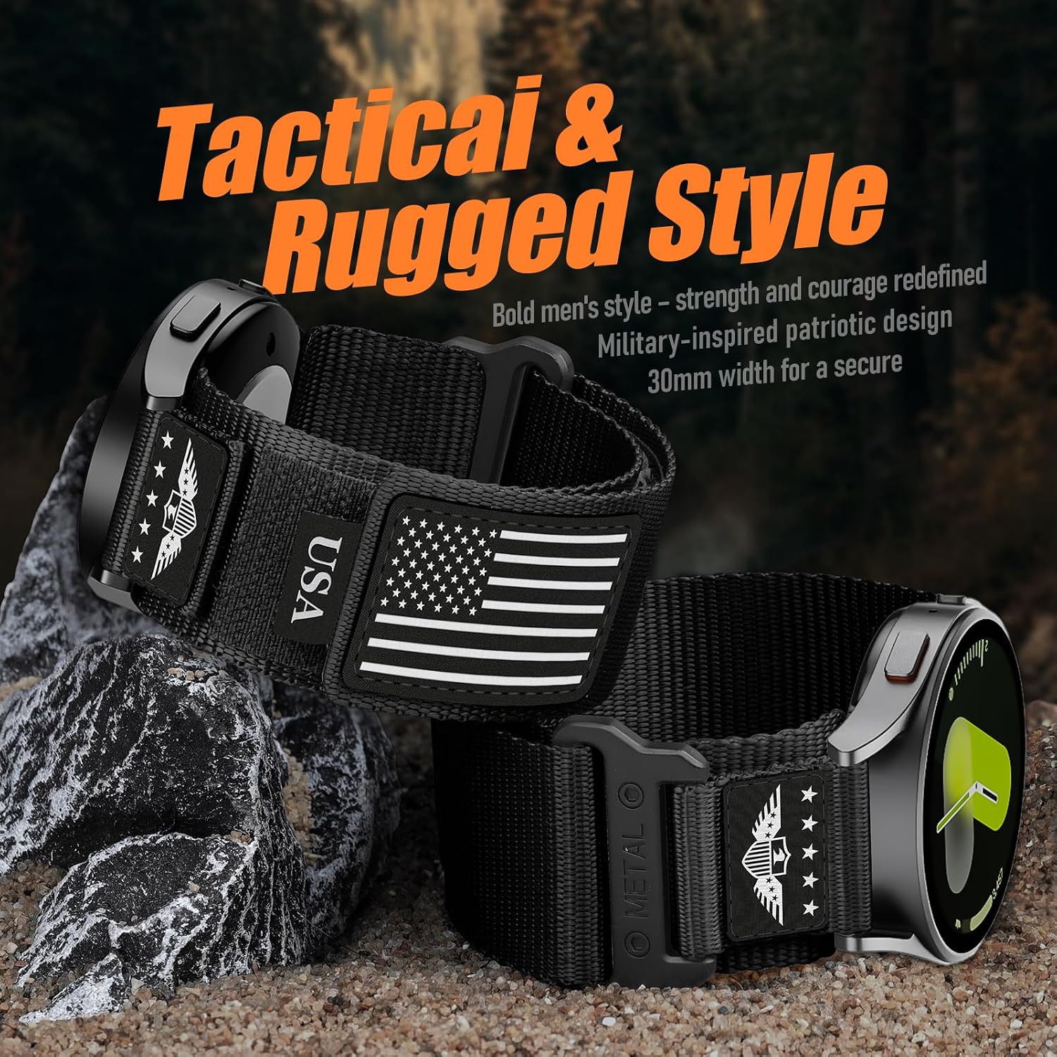 Detalle 1 de 20mm nylon band for Samsung Galaxy Watch 7
