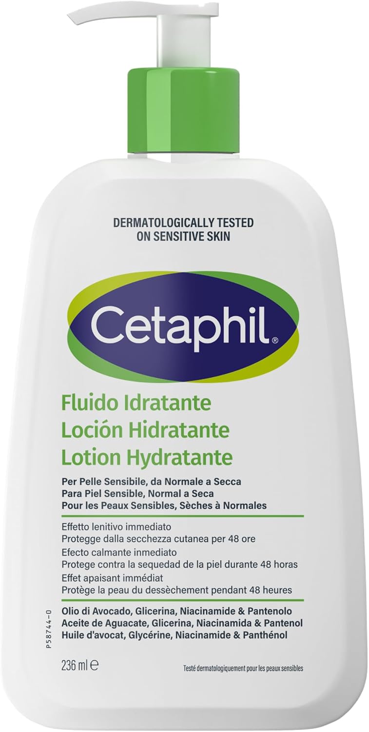 Detalle de Cetaphil fuktgivande lotion för ansikte och kropp, parfymfri, 237 ml