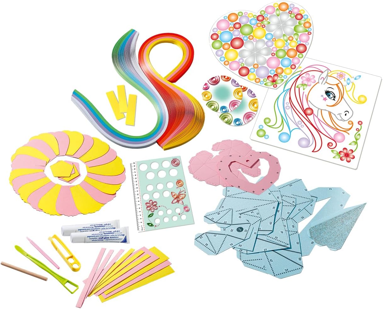 Thumbnail 6 de Ravensburger BeCreative Paper Art Flower & Unicorn Bastelset (ab 8 Jahren) – Papierfiguren zum Selbermachen