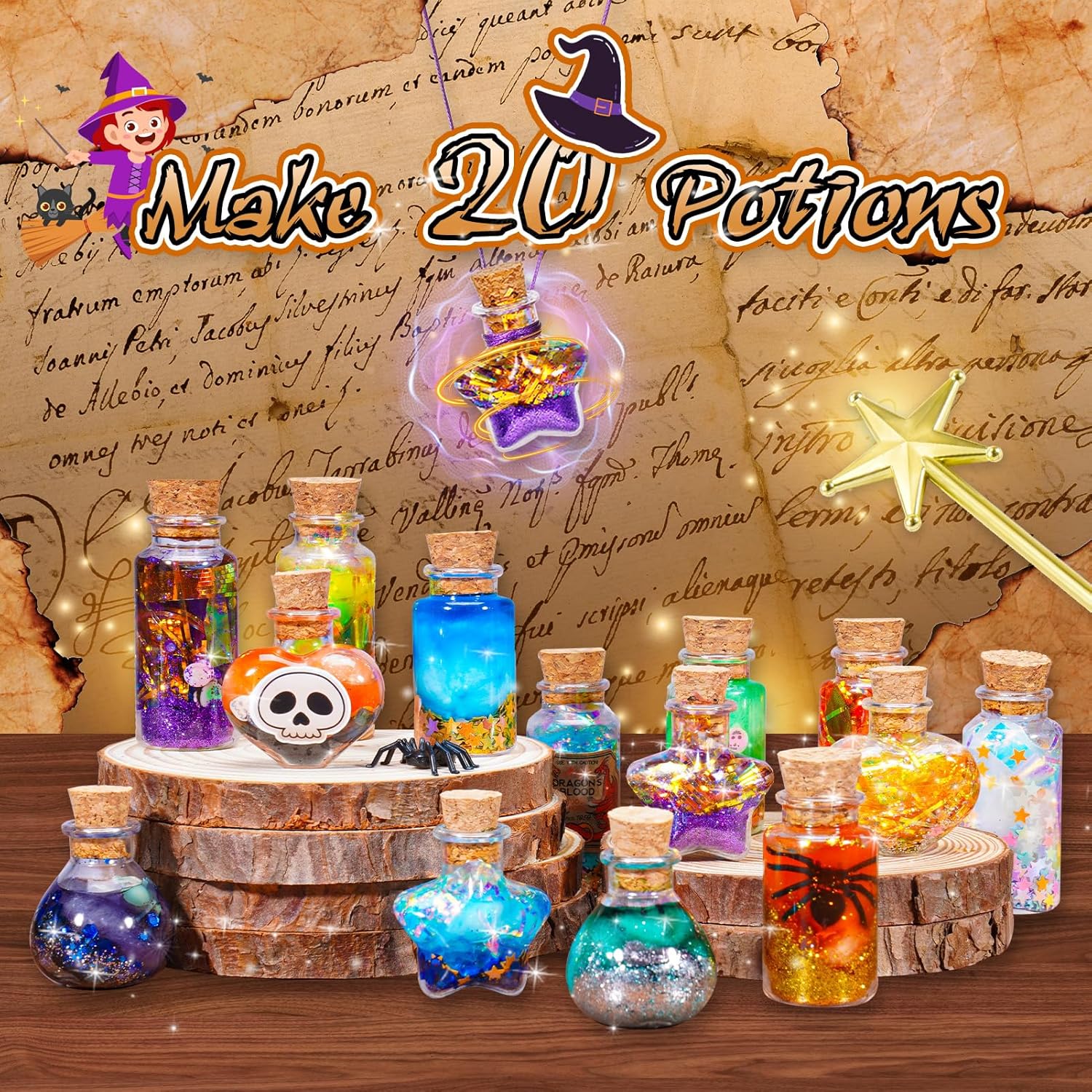 Thumbnail 3 de Adeokay Pozioni Magiche Bambina: kit creativo di magia e scienza per età 6–12 anni