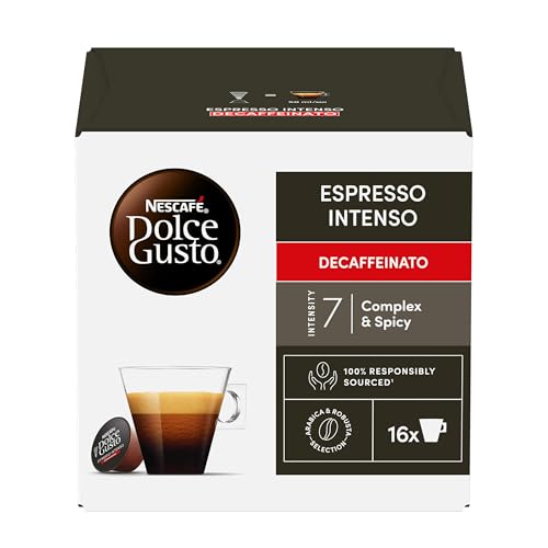 Detalle 2 de NESCAFÉ Dolce Gusto Espresso Intenso Decaffeinato Caffè 48 Capsule