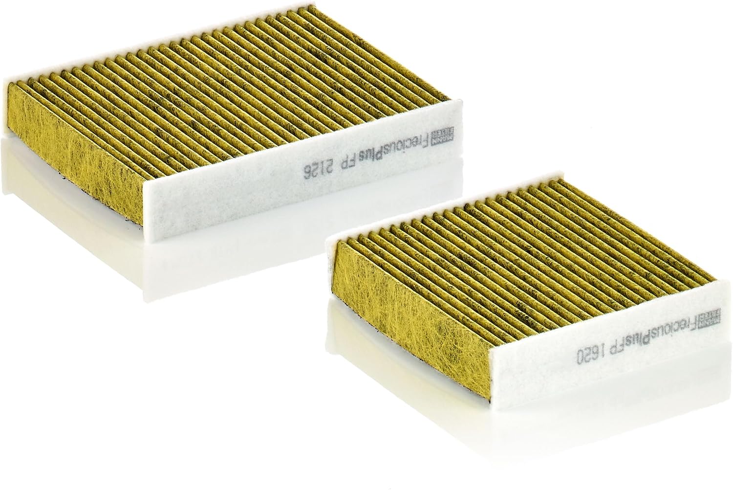 Detalle 2 de MANN-FILTER FP 21 000-2 Filtro aria cabina – set da 2, FreciousPlus biofunzionale