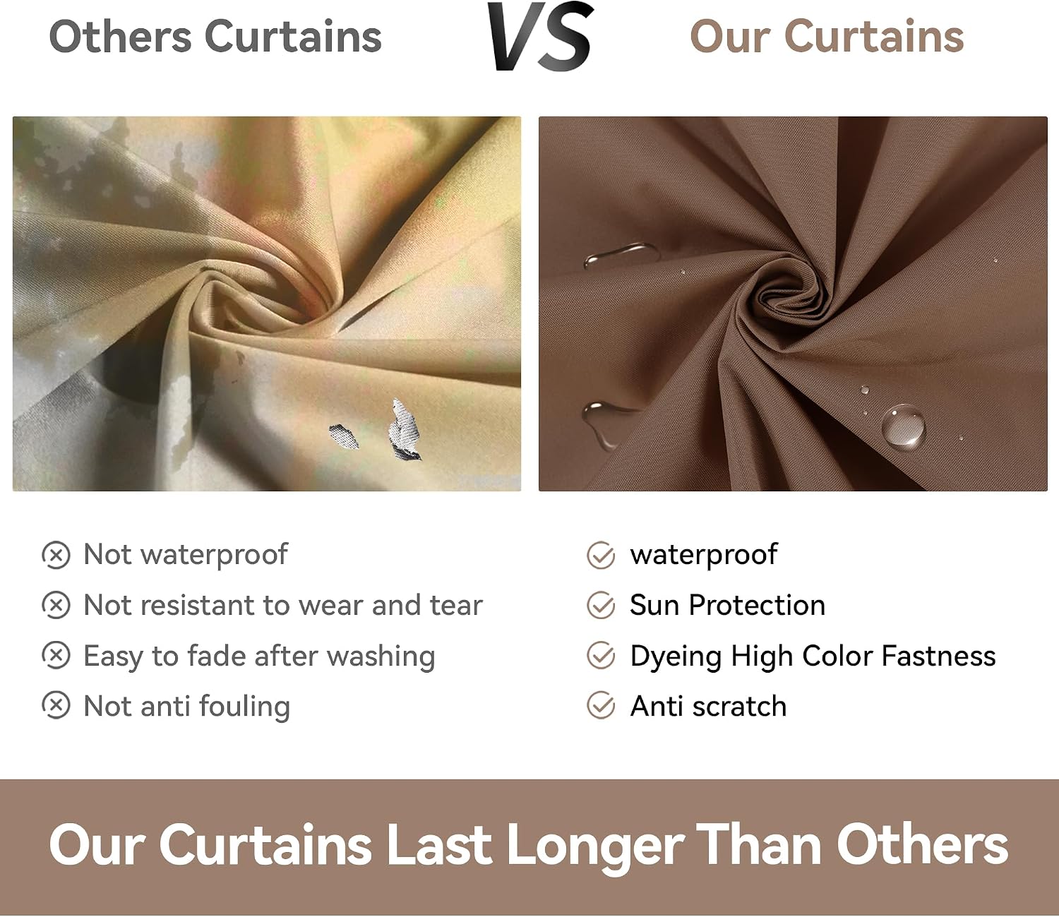 Thumbnail 5 de Outdoor Gazebo Curtains, 10' x 10