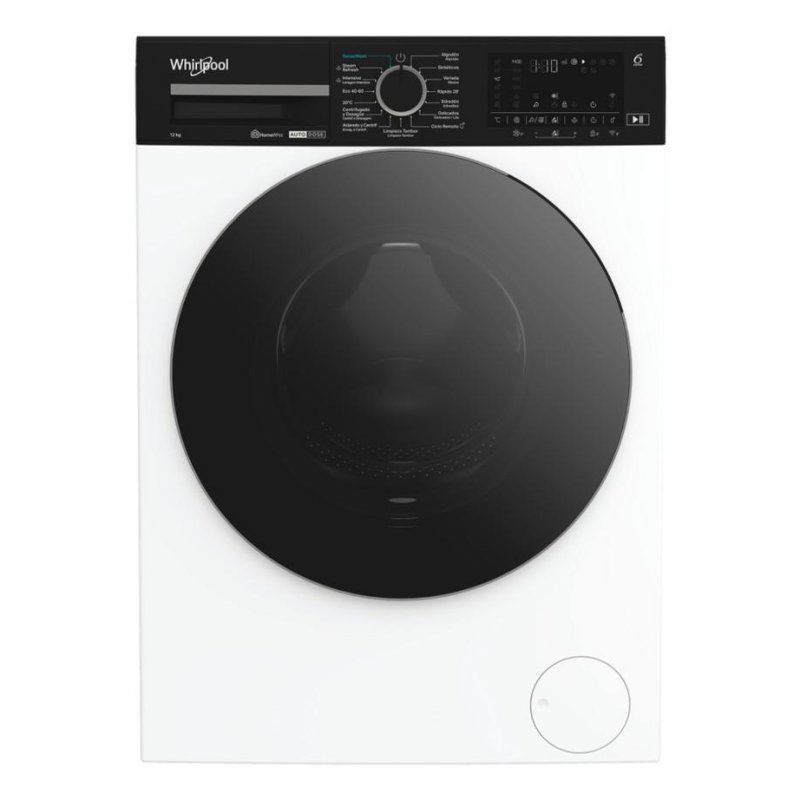 Detalle de Lavadora Whirlpool WPM 27W ADS SPT 12 kg WiFi IA: lavado eficiente para familias