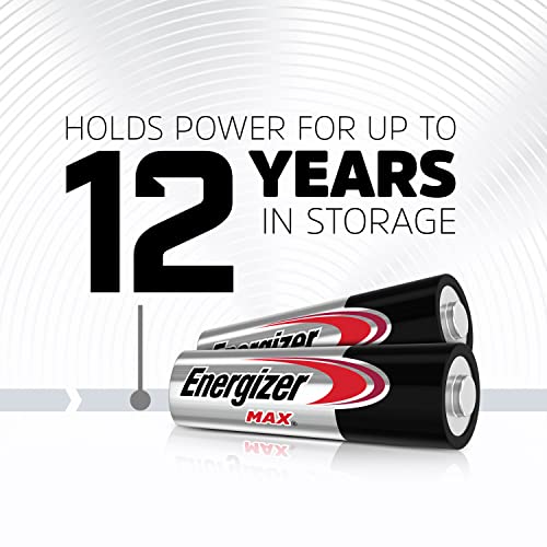 Detalle 2 de Energizer MAX AA Batteries, 24 Count — Long-Lasting Alkaline Power for Everyday Devices