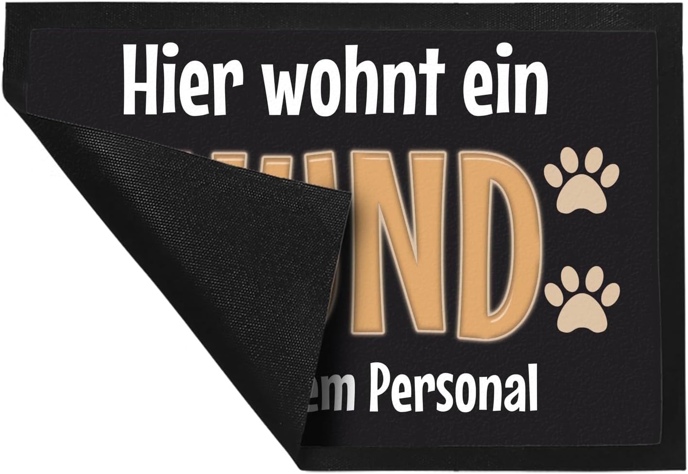 Thumbnail 2 de trendaffe Fußmatte Hier wohnt EIN Hund 60x40 cm