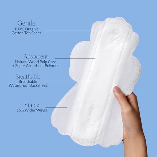 Thumbnail 4 de Large Organic Sanitary Pads, 48ct