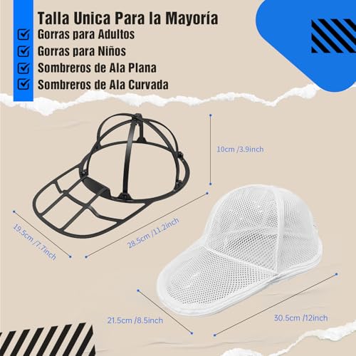 Thumbnail 1 de iyes.top Lavar Gorras: jaula plegable para lavado en lavadora y lavavajillas con bolsa y rack protector