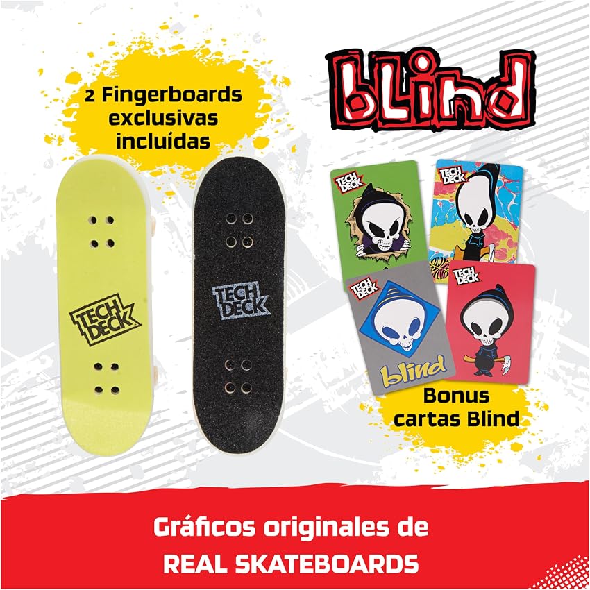 Thumbnail 4 de Tech Deck Neon Mega Park X-Connect — parque de dedos para 2 fingerboards