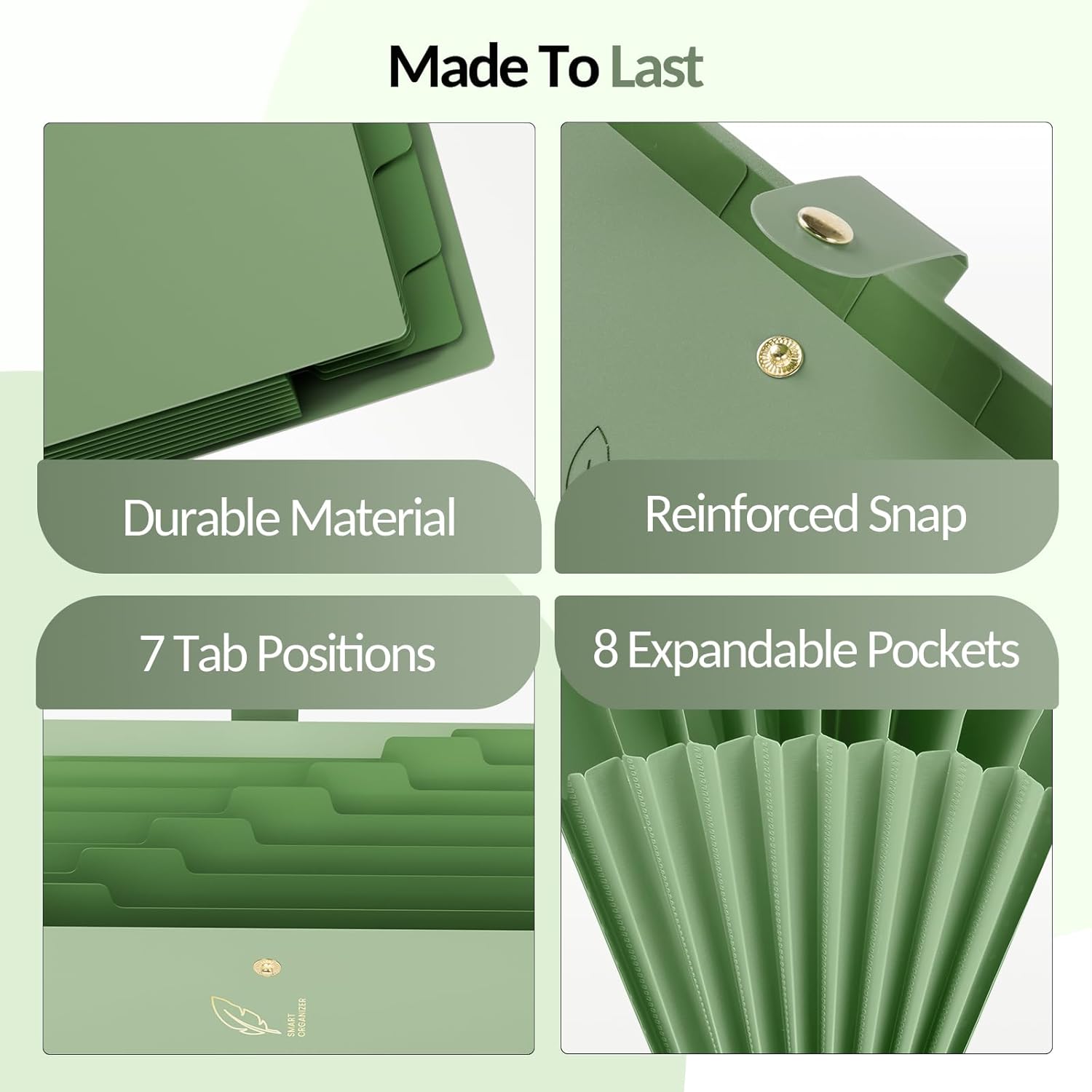 Detalle de Sooez Accordion File Organizer, Letter Size