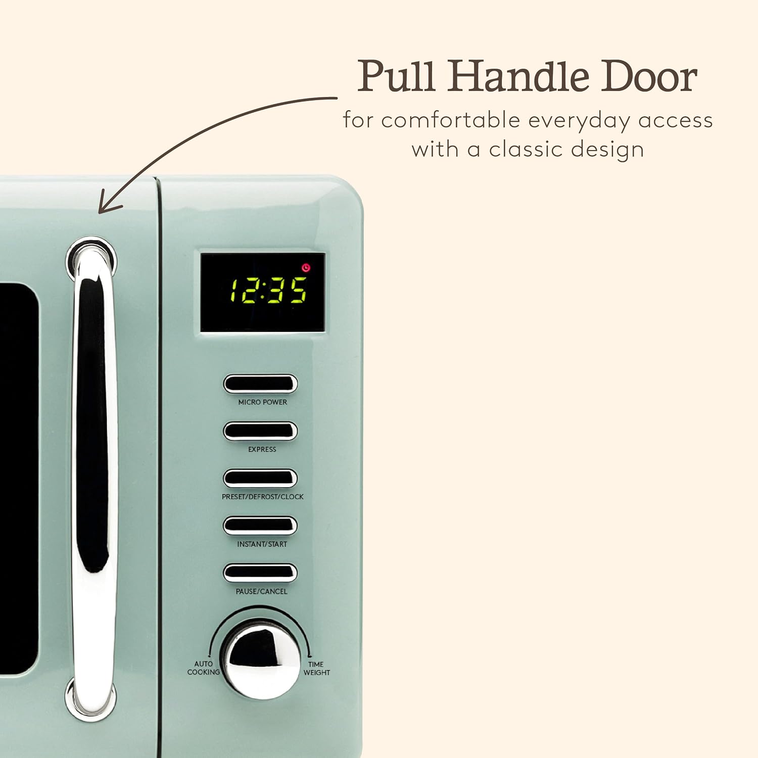 Detalle de HADEN Microwave 20L 800W in Cotswold Green