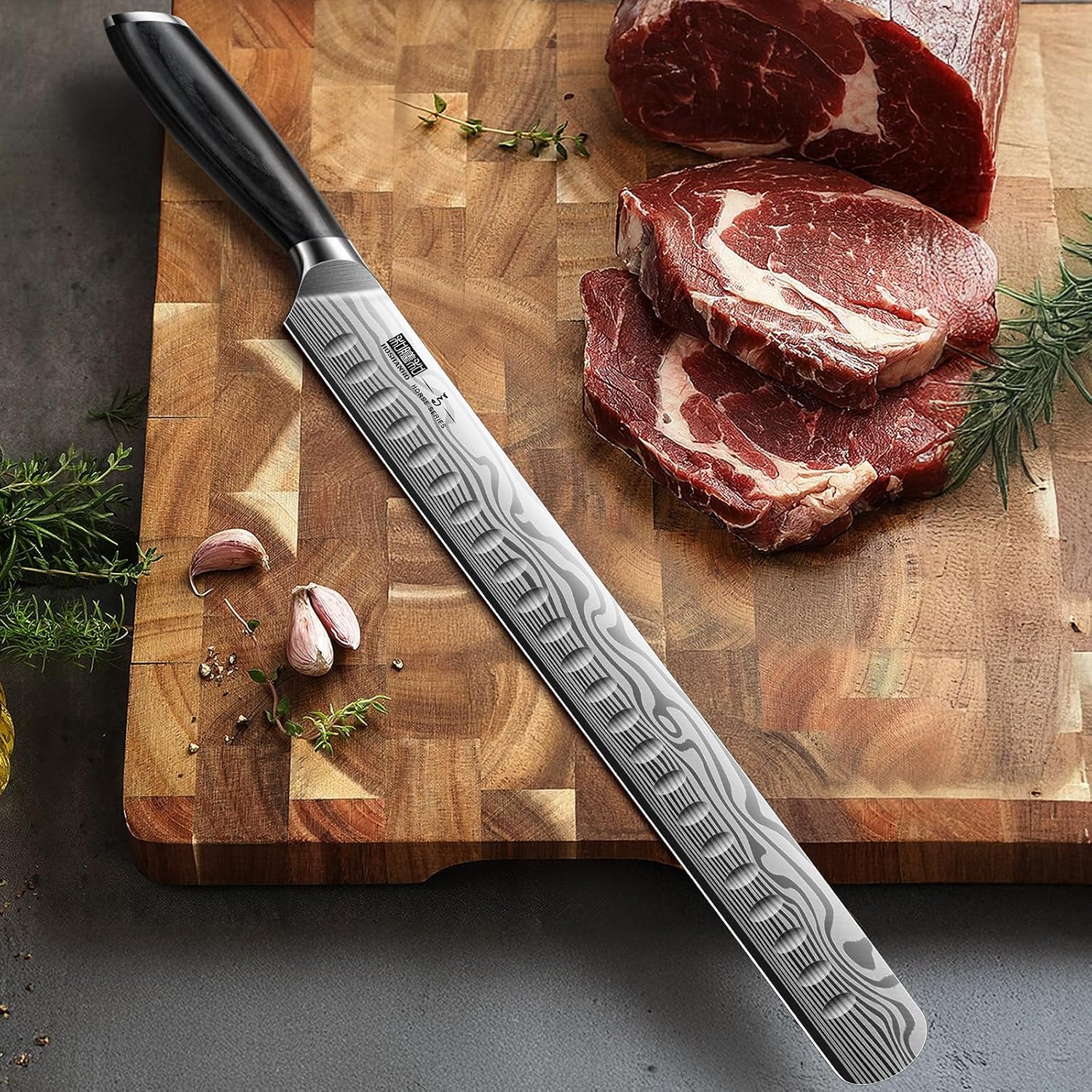 Detalle de HOSHANHO carving knife, 12-inch blade