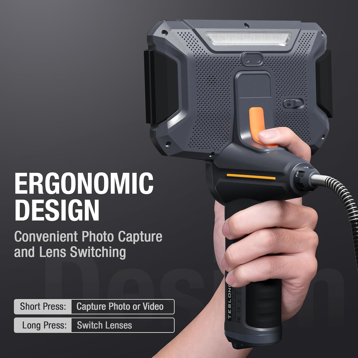 Thumbnail 5 de Teslong 360 Articulating Inspection Camera with 6-inch Monitor (TF600) for HD Steerable Borescope Inspections