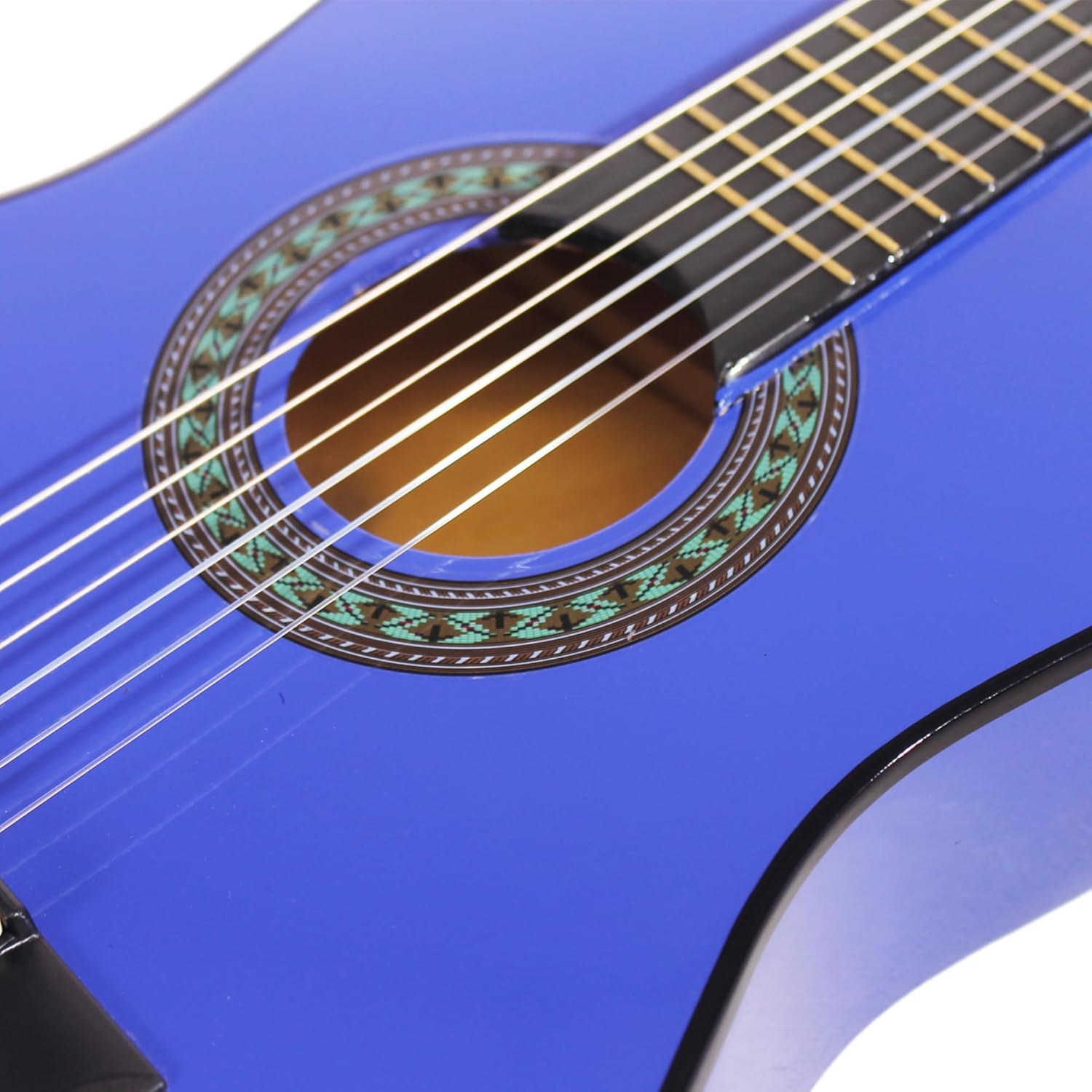 Thumbnail 2 de Guitare acoustique classique junior Music Alley 1/2 – bleu avec étui, pour enfants 4–6 ans