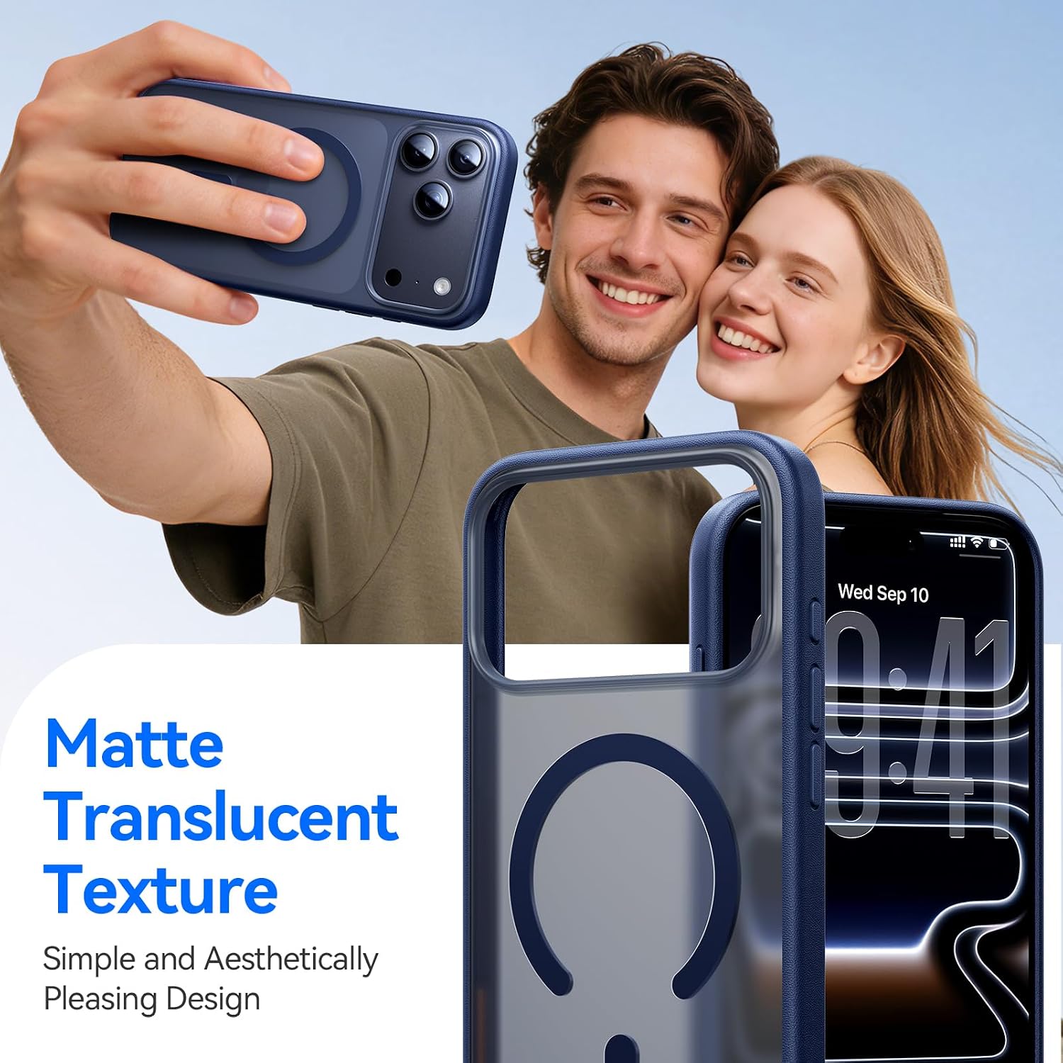 Detalle 2 de Peerock Magnetic Shockproof iPhone 17 Pro Max Case 6.9"