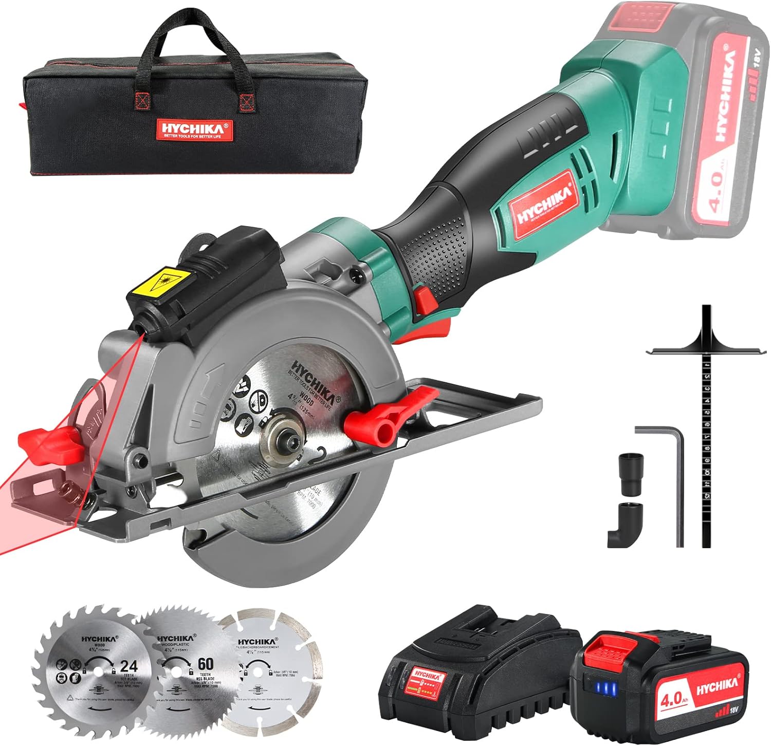 HYCHIKA Sega Circolare 18V 3500RPM