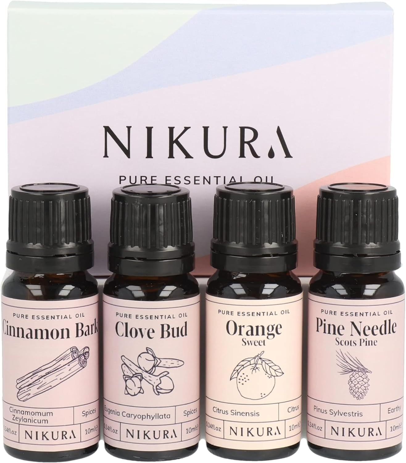 Nikura Christmas Essential Oil Gift Set 40ml