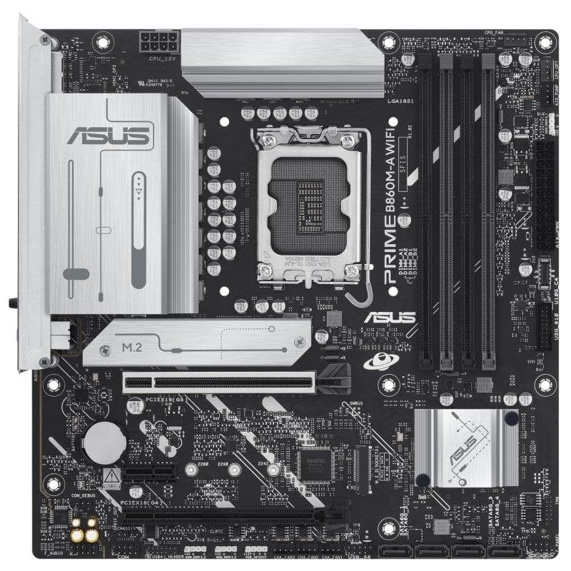 Detalle 2 de ASUS PRIME B860M-A Placa base B860 LGA1851 DDR5 WiFi 6E 🖥