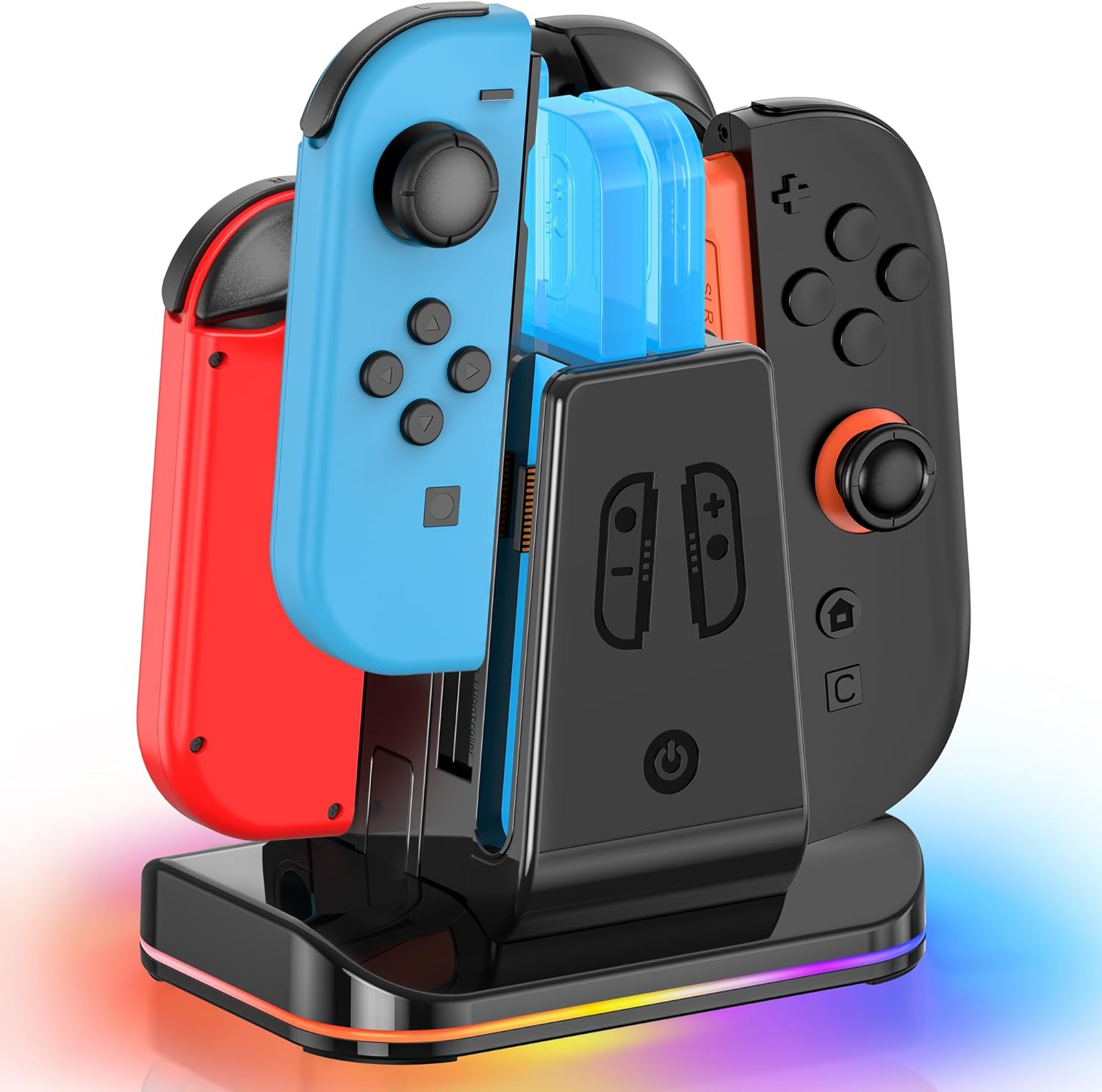 Detalle de Base de carga magnética 8 en 1 para Switch 2