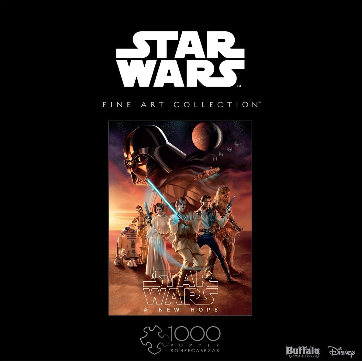 Thumbnail 2 de Buffalo Games Star Wars: The Force 1000 Piece Jigsaw Puzzle – Fine Art Collection