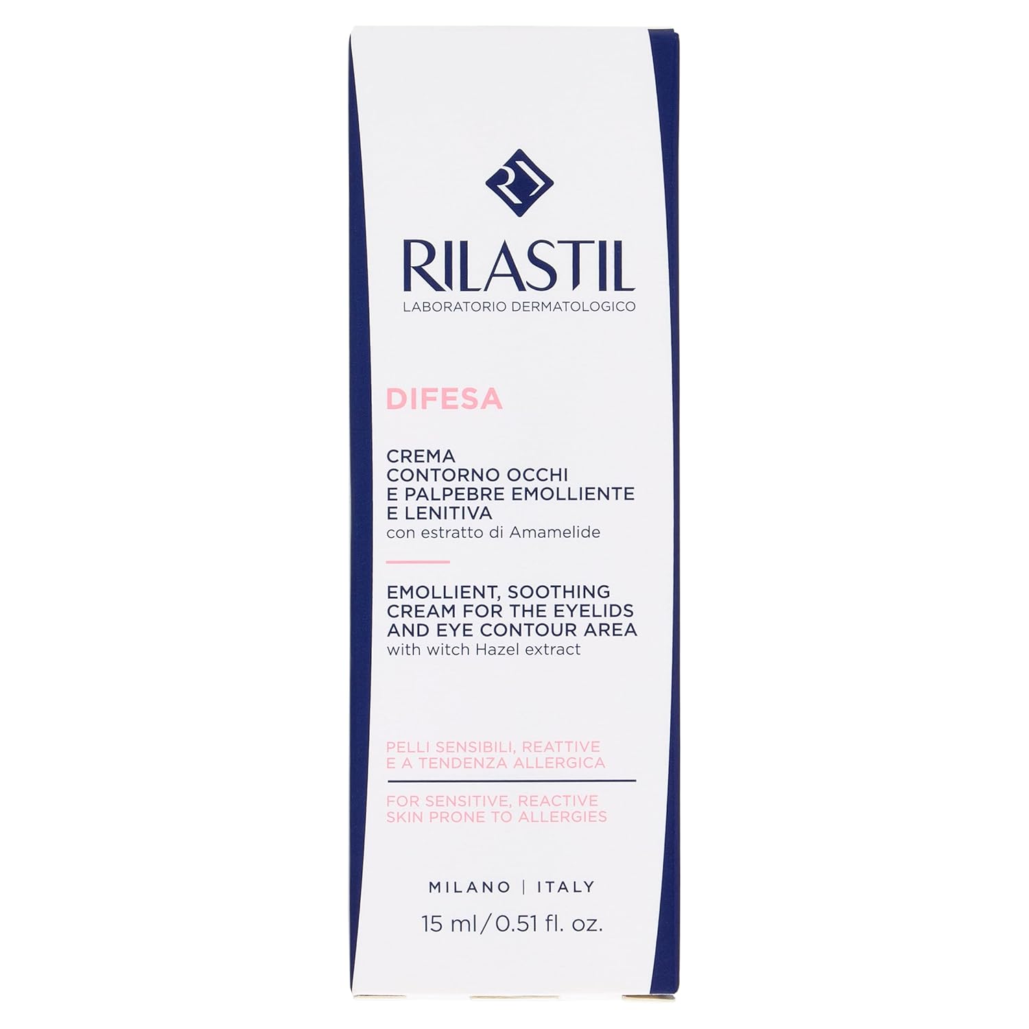 Thumbnail 6 de Rilastil Difesa pflegende & beruhigende Augenlid- und Augenkonturcreme (15 ml) für empfindliche, reizbare Haut