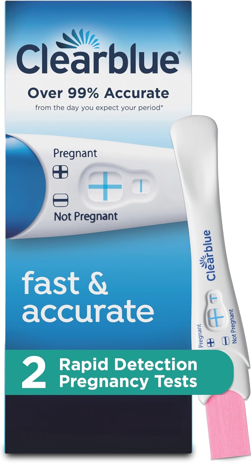 Thumbnail 1 de Clearblue Rapid Detection Pregnancy Test, Home Pregnancy Kit (2 Count)