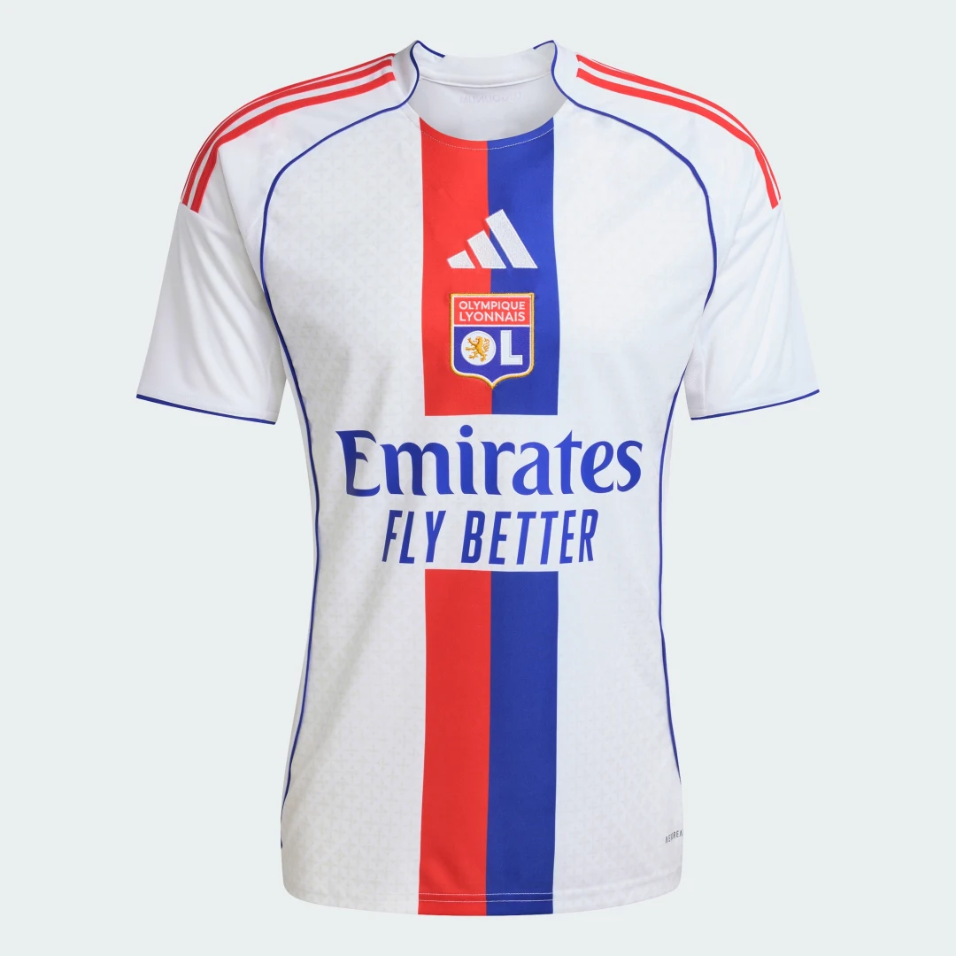 Detalle de Camiseta primera equipación Olympique de Lyon 25/26 - Adidas