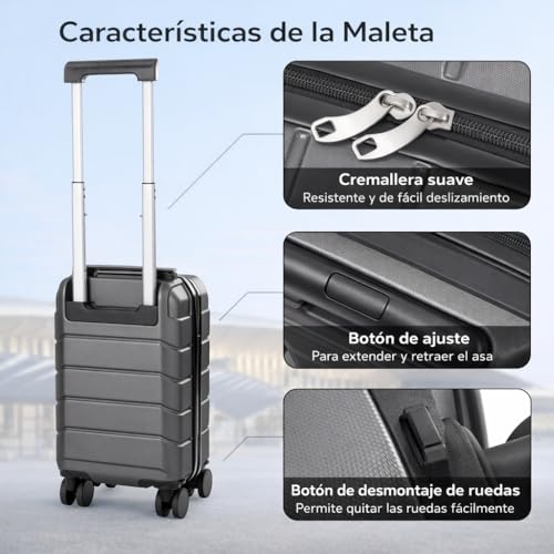 Thumbnail 4 de T-LOVENDO.ES Maleta Cabina 40x25x20cm