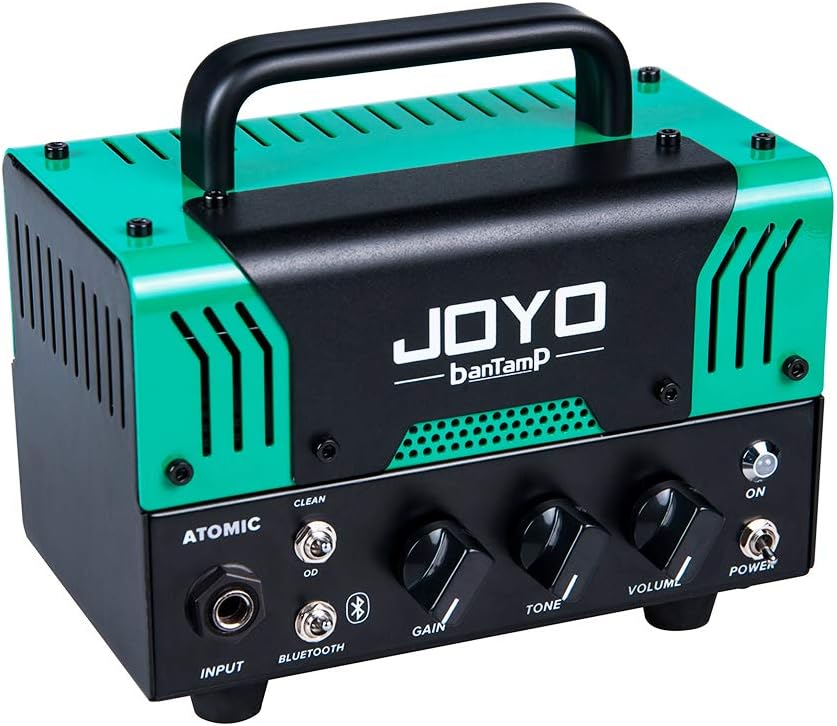 Detalle de JOYO Manufacturer-JOYO-BTP-ATOMIC Mini Guitar Amp Head, 20W Hybrid Tube, Bluetooth