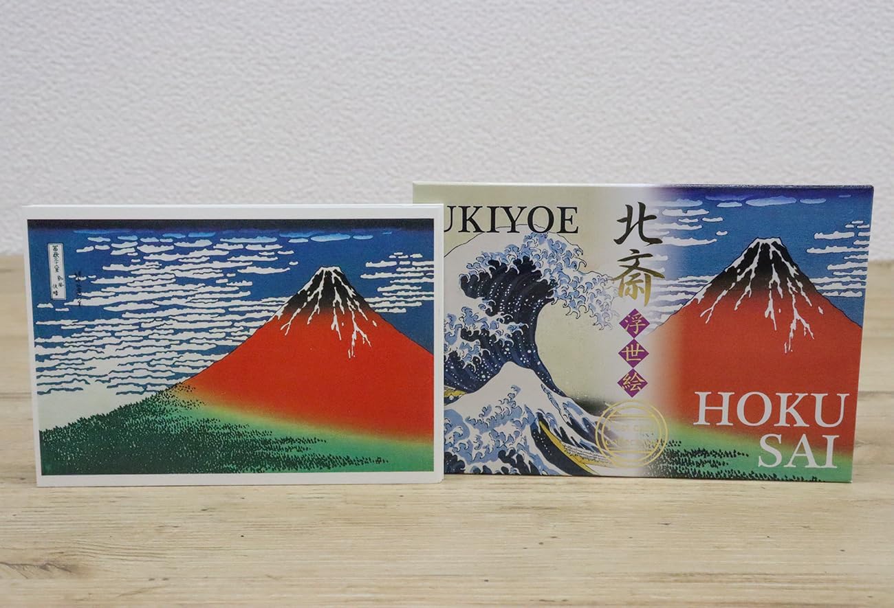 Detalle de キャッスルエンタープライズ 浮世絵 北斎の絵はがき 8枚入り 日本製 縦16×横11cm