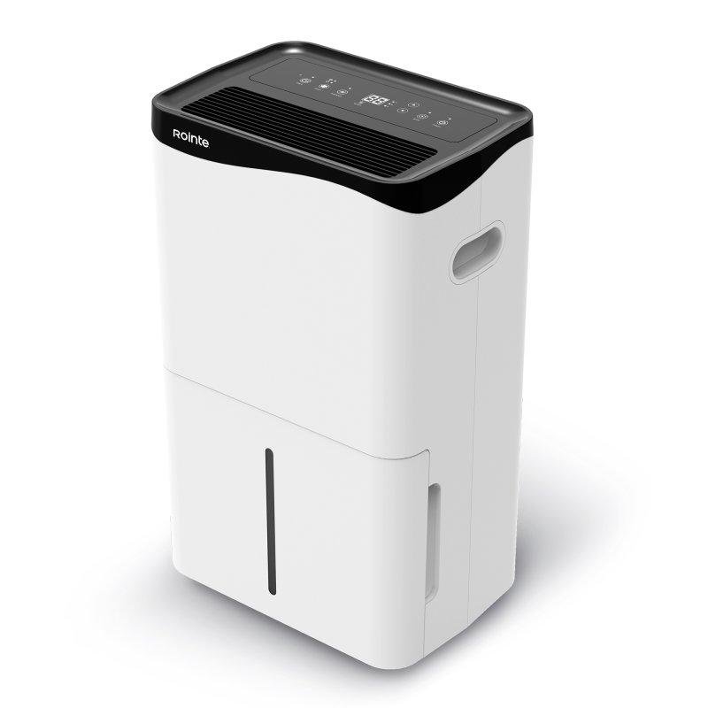 Detalle de Rointe Drypure Pro 50L, deshumidificador de hasta 50 litros al día con drenaje continuo
