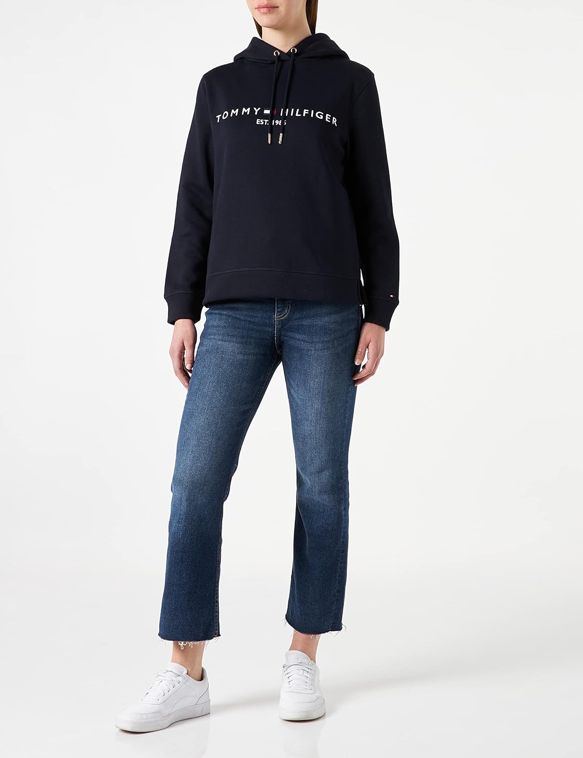 Thumbnail 3 de Tommy Hilfiger Damen Hoodie Heritage mit Kapuze – lässiger Pullover im klassischen Schnitt