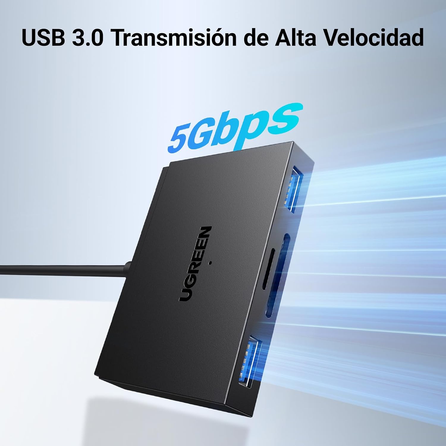 Detalle 1 de UGREEN Lector Tarjetas SD Micro USB-C USB 3.0