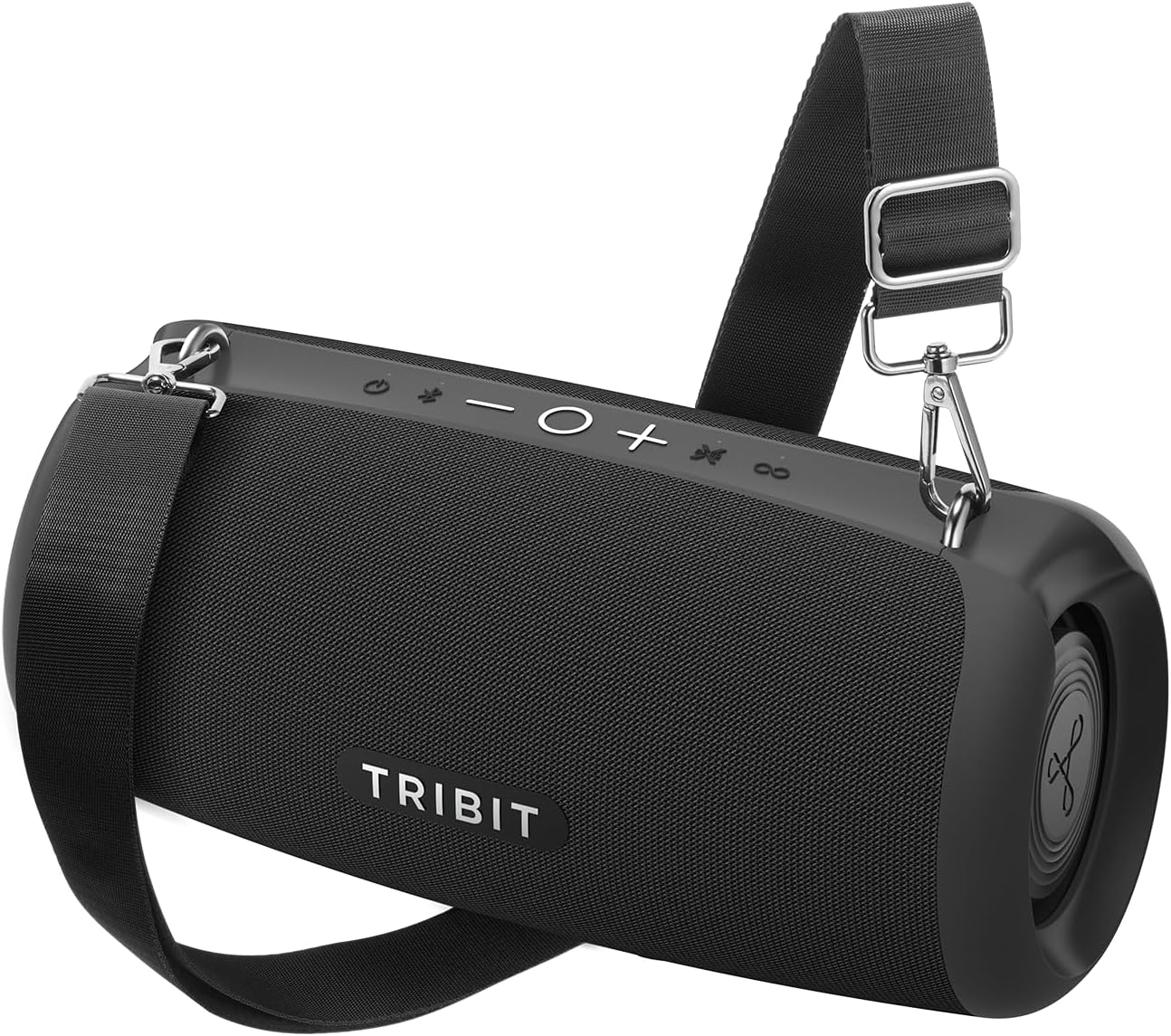 Detalle de Tribit StormBox Lava: Groß, robust und lautstark – 80 W Outdoor-Bluetooth-Lautsprecher mit IP67, 24 h Akku und EQ