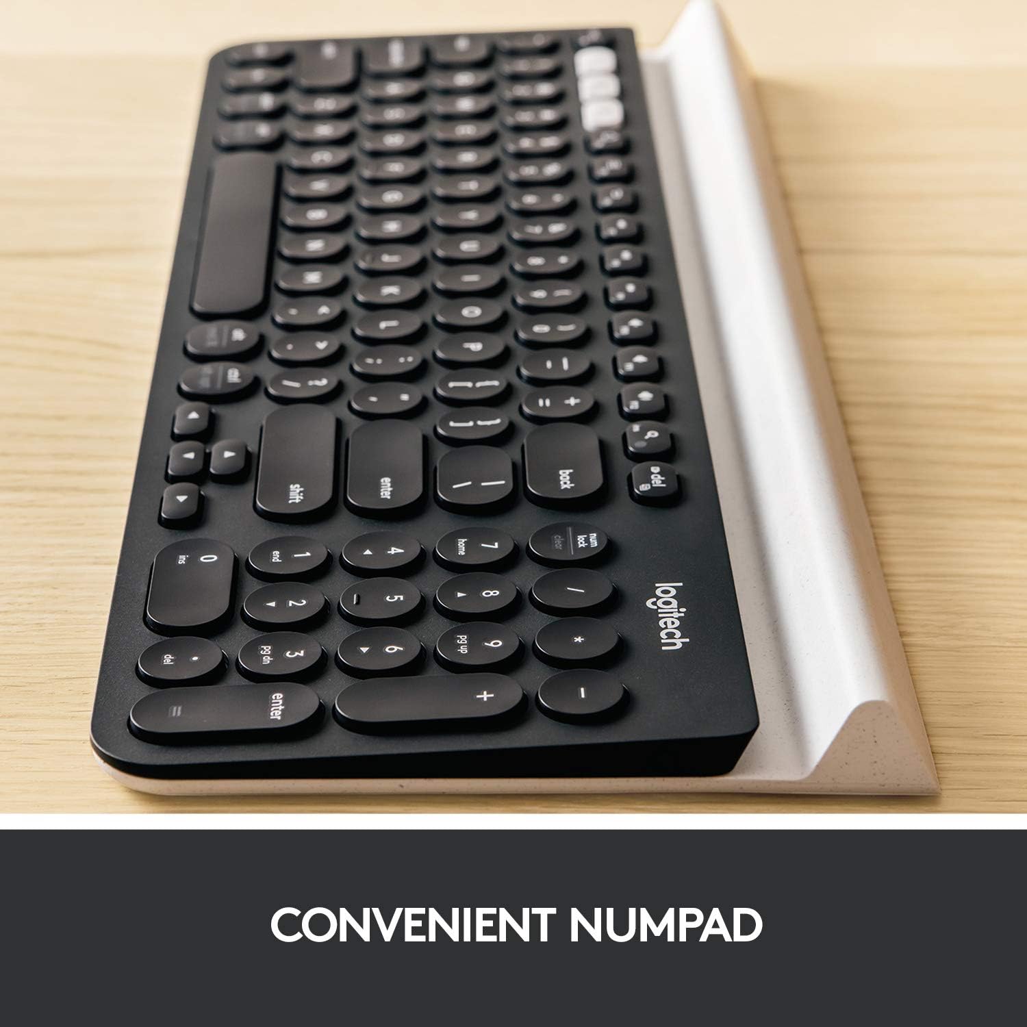 Thumbnail 2 de Logitech K780 Multi-Device Wireless Keyboard for Computer, Smartphone and Tablet