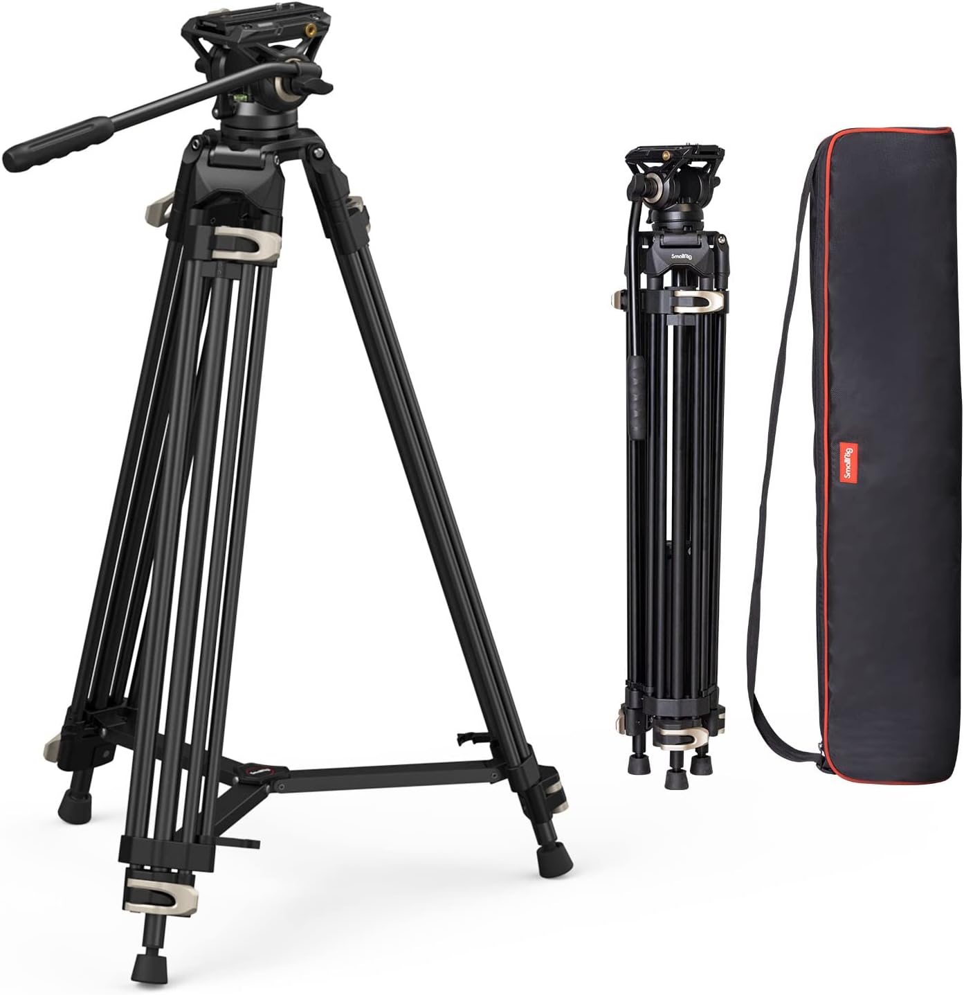 Detalle de SMALLRIG AD-01 trépied vidéo 186 cm