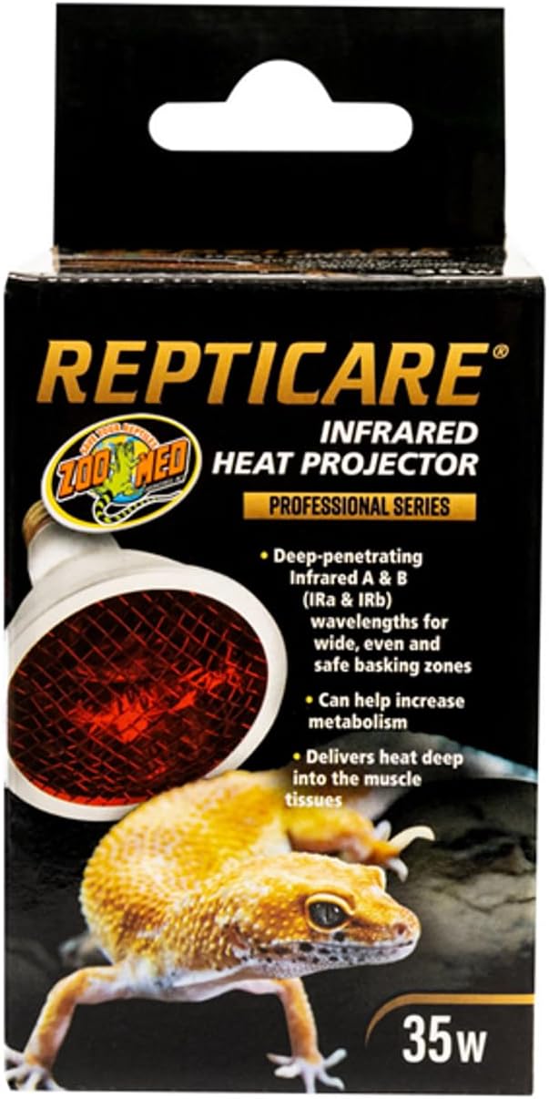 Detalle de Zoo Med REPTICARE DEEP HEAT 35W ZM – lampa grzewcza na podczerwień