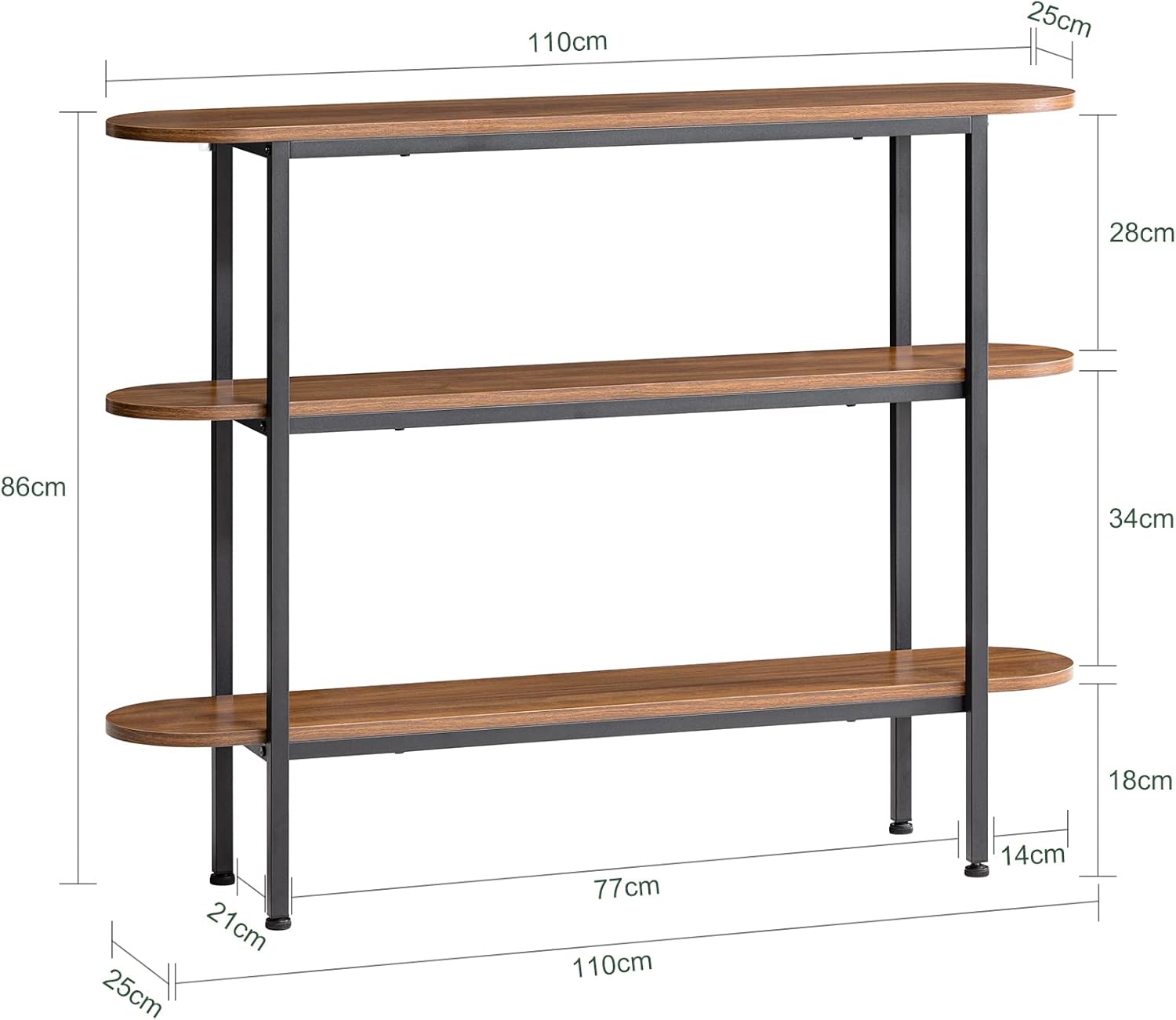 Detalle de SoBuy Table Console FSB67-WS