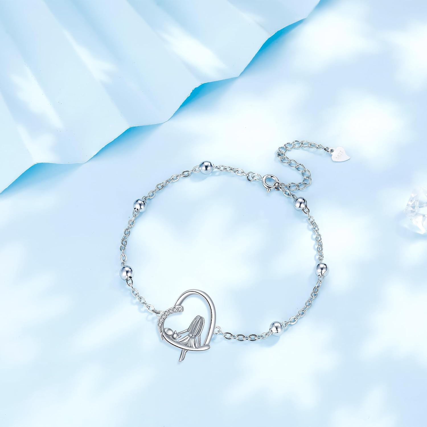 Detalle de J.MUEN Damen-Armband aus 925 Sterling Silber mit Tiermotiv (inkl. Geschenkbox)