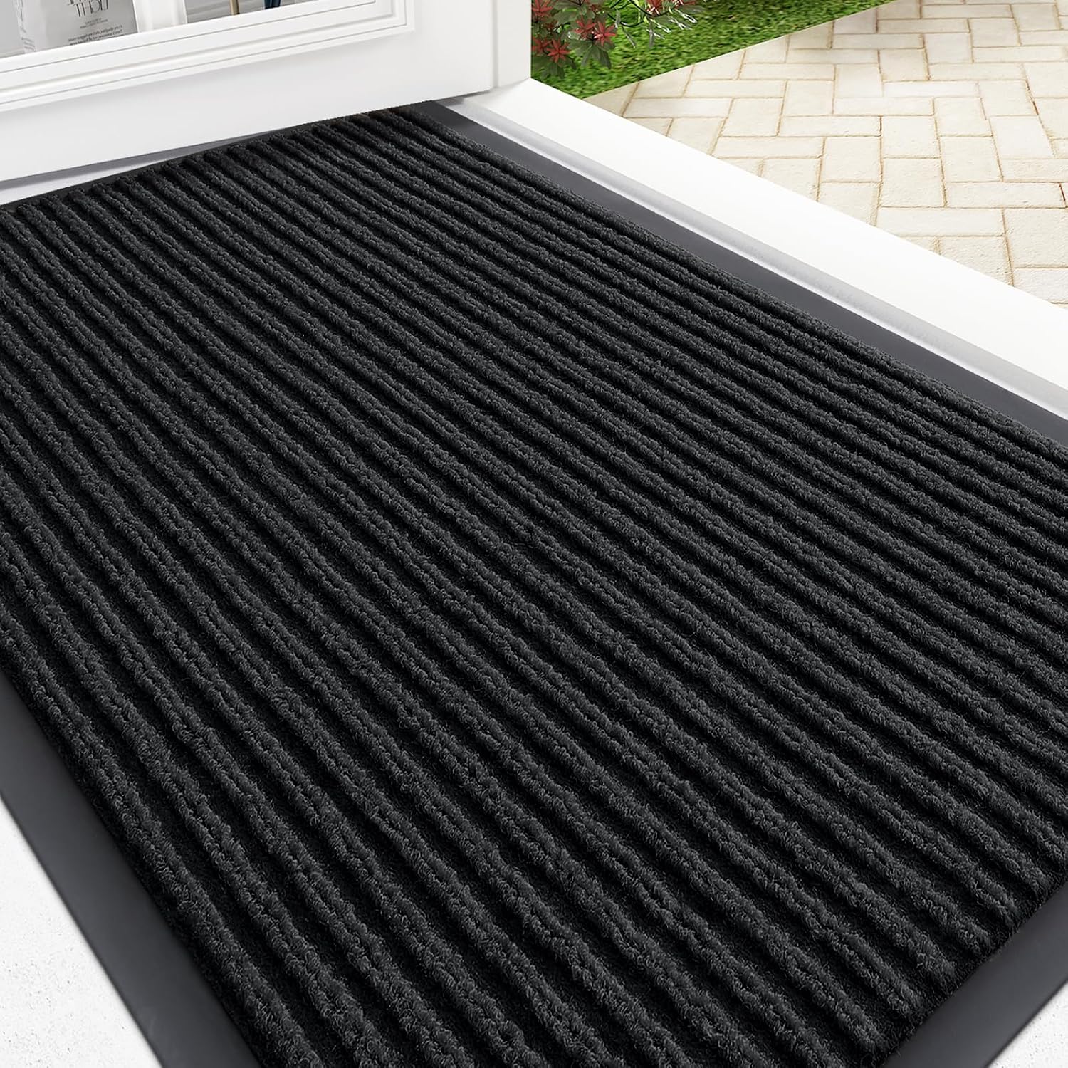 Detalle de OLANLY Front Door Mat 35x23 🏡