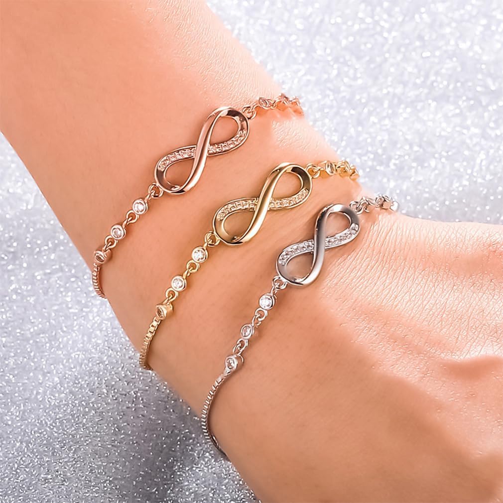Detalle de Apocalyptic-K Zirkonia Armband für Frauen – verstellbares Tennisarmband mit 6A Cubic Zirconia