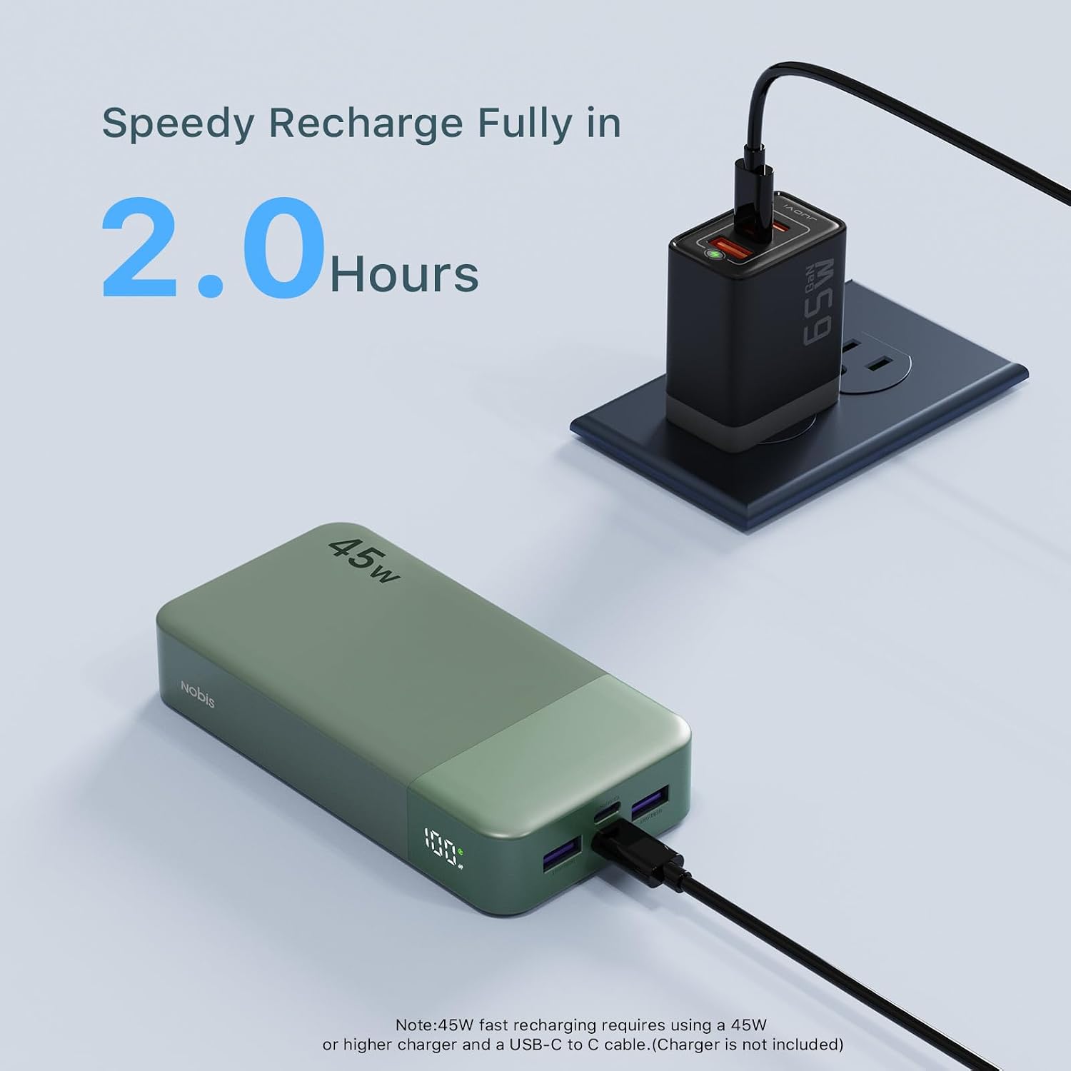 Thumbnail 4 de NOBIS 20000mAh Power Bank with 45W USB‑C ⚡