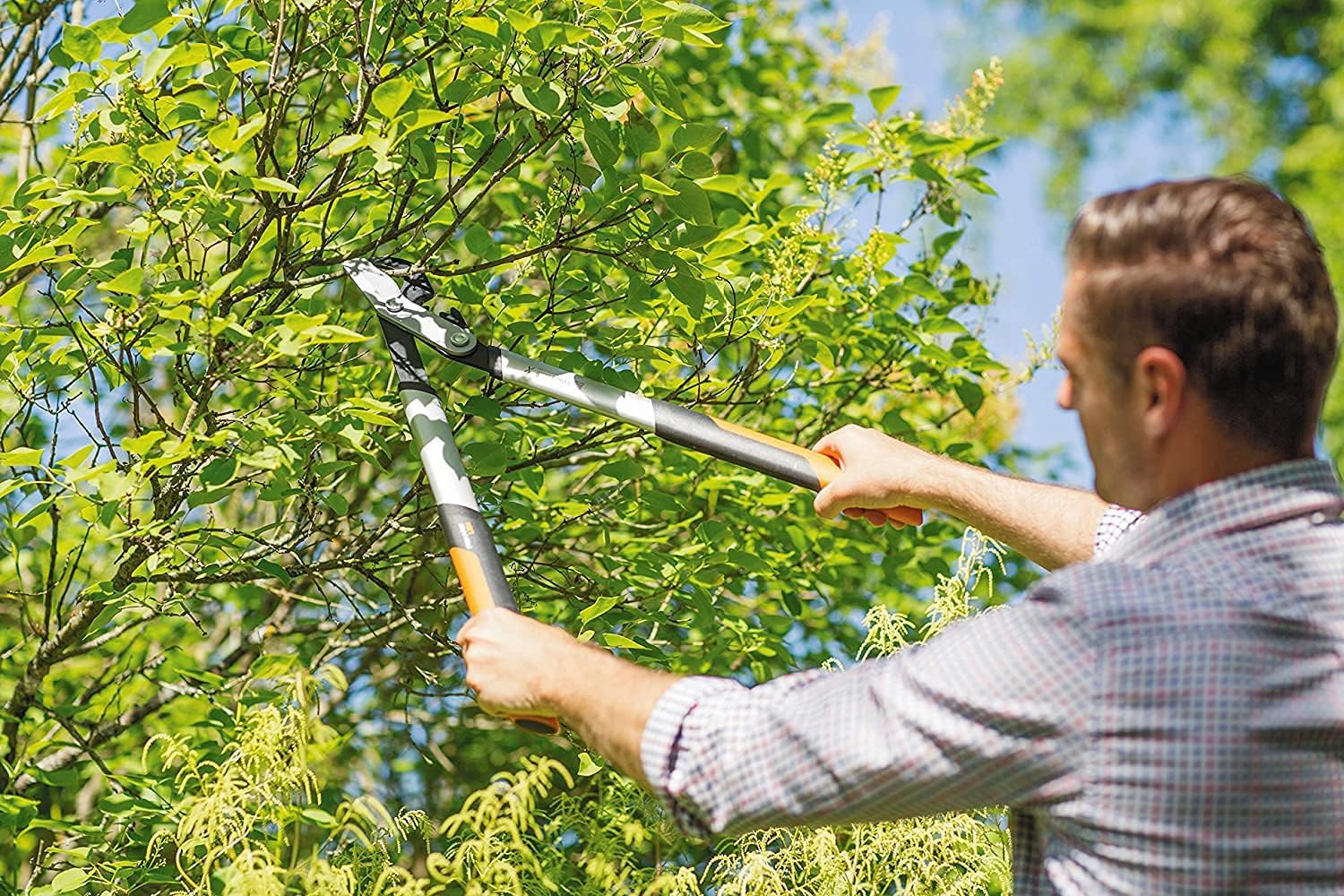 Thumbnail 6 de Fiskars PowerGear X Bypass-Getriebeastschere LX98-L – 80 cm, Antihaftbeschichtet