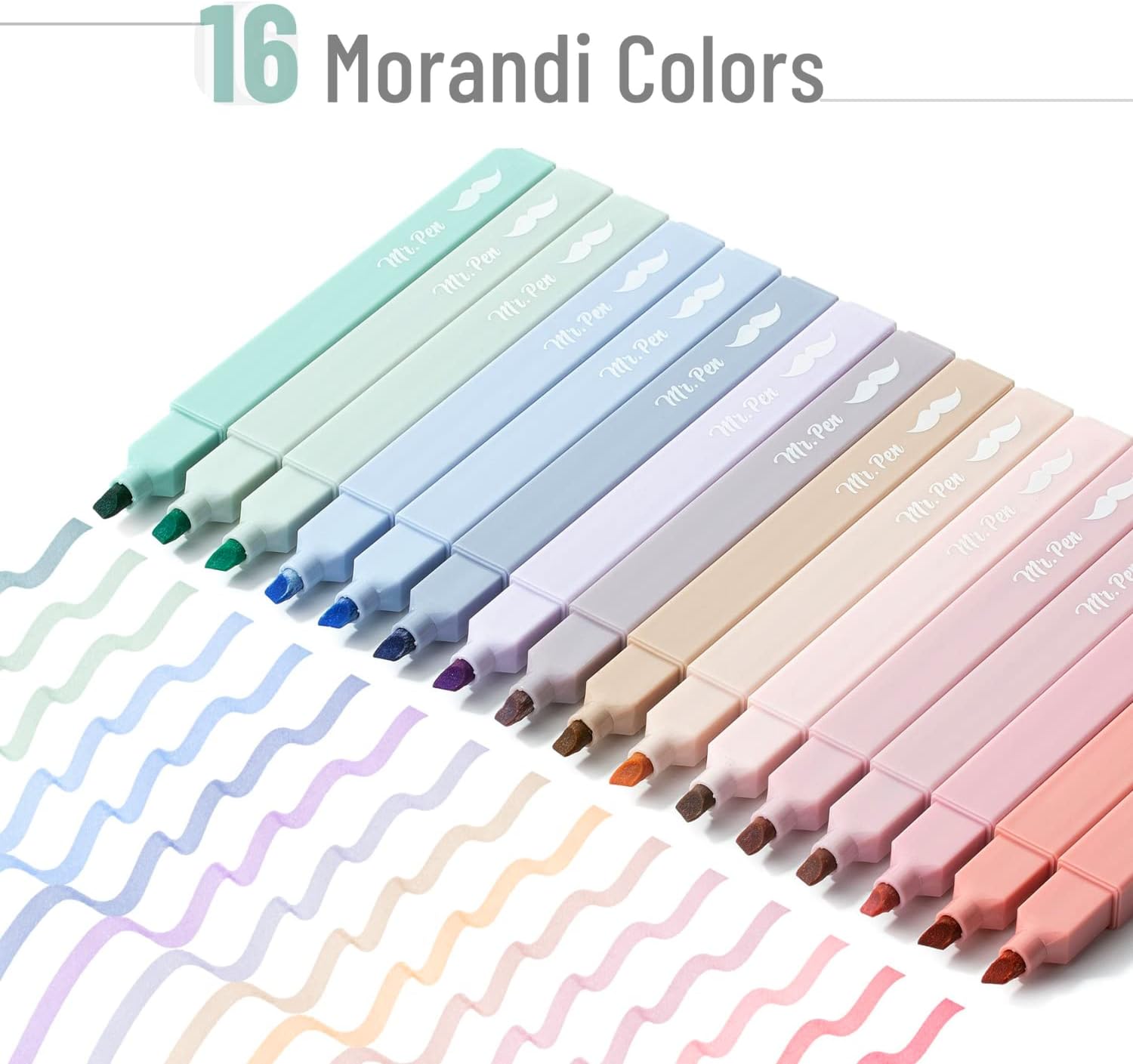 Detalle 2 de Mr. Pen Highlighters, 16-Pack