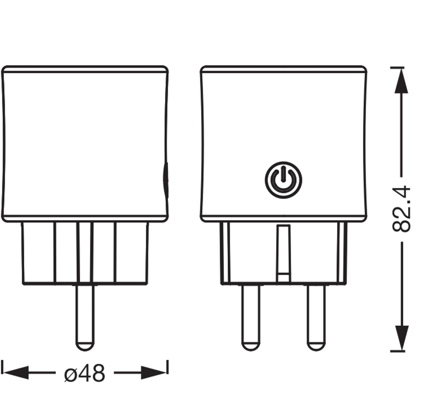 Thumbnail 2 de OSRAM SMART+ ZigBee Presa EU in bianco: presa intelligente con monitoraggio del consumo energetico