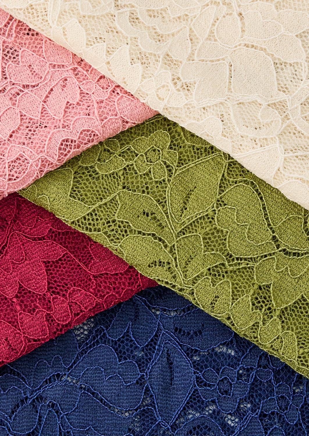 Detalle 2 de PRETTYGARDEN Lace Top, Mock Neck