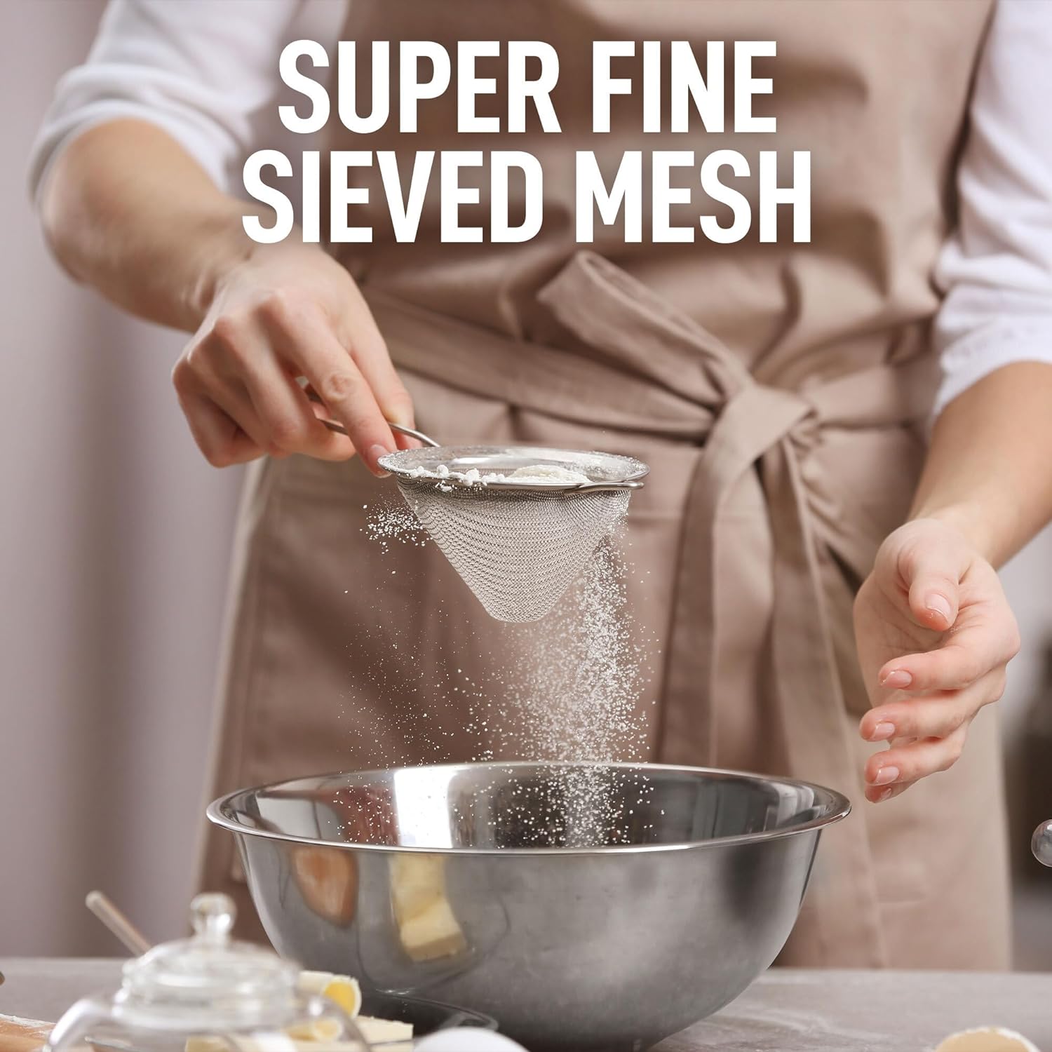 Thumbnail 6 de Zulay Kitchen Fine Mesh Strainer 3.35 in